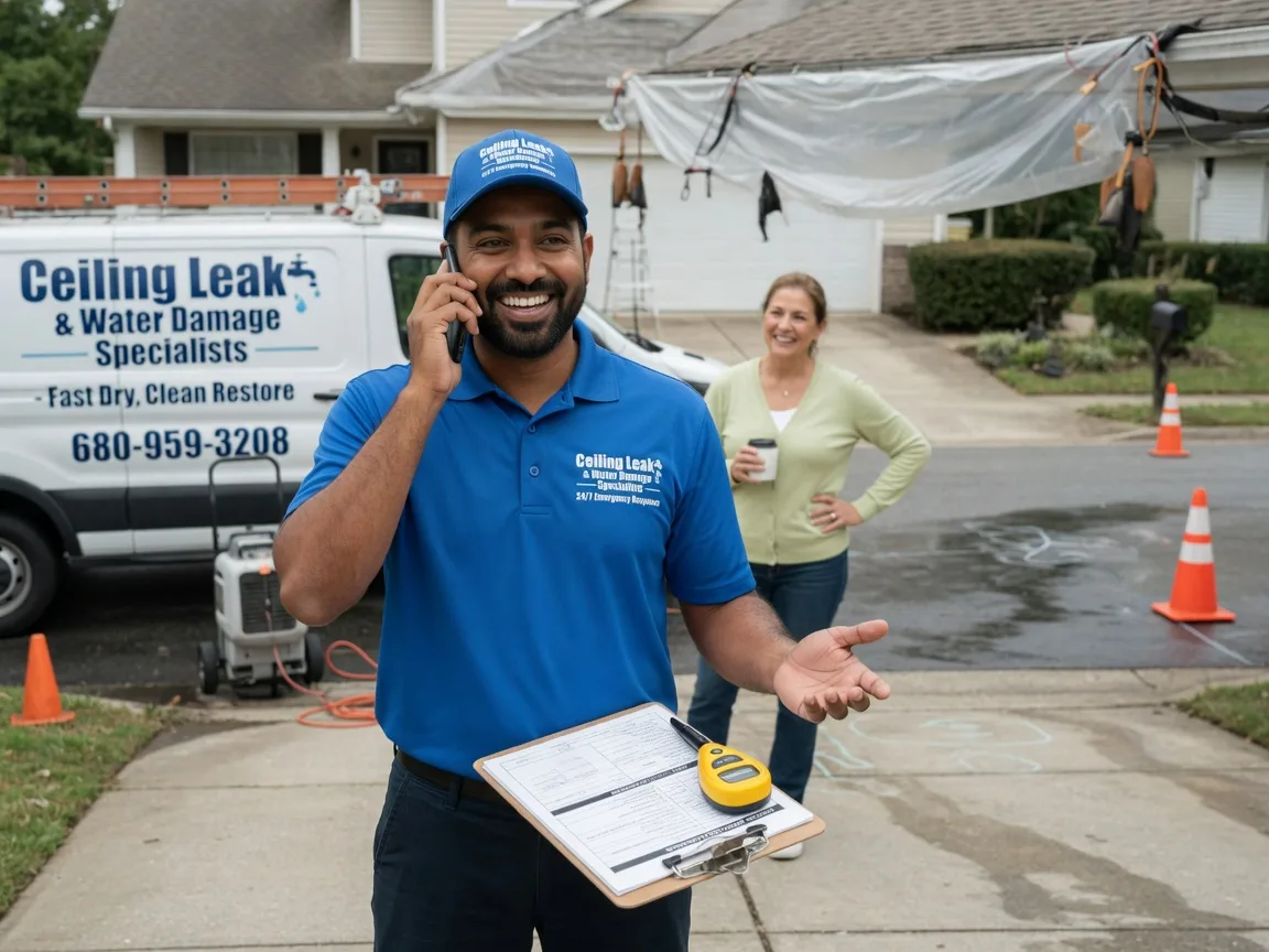 Ceiling Leak Cleanup Mountain Home, ID FAQs